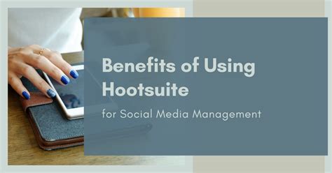 Benefits of Hootsuite: Social Media Management Tools and .